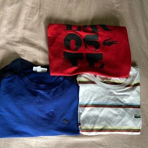 LACOSTE BUNDLE Shirts for Men Sport XL